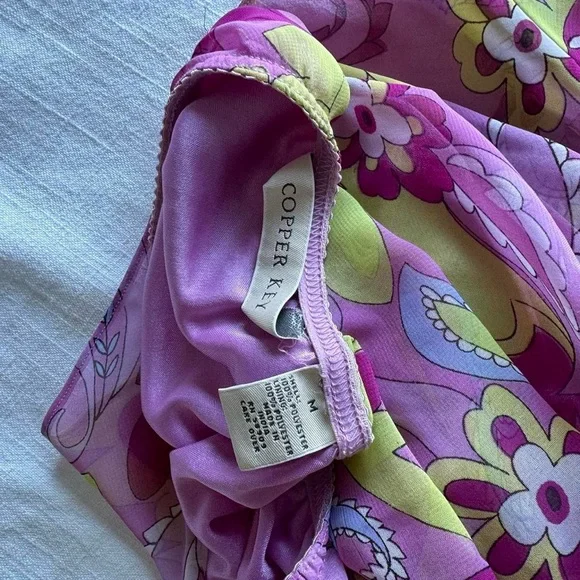 Vintage purple Copper Key midi skirt - Picture 7 of 7